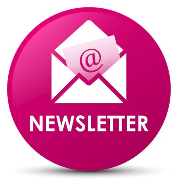 Bülten pembe yuvarlak düğmesi