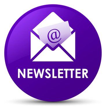 Bülten mor yuvarlak düğmesi