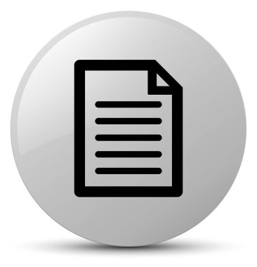 Sayfa simgesi Beyaz yuvarlak düğmesi