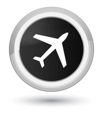 Uçak kutsal kişilerin resmi ana siyah yuvarlak düğme