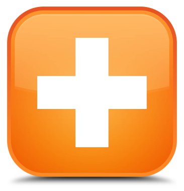 Ayrıca simge özel turuncu kare düğmesi