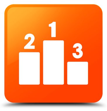 Podyum simgesi turuncu kare düğme