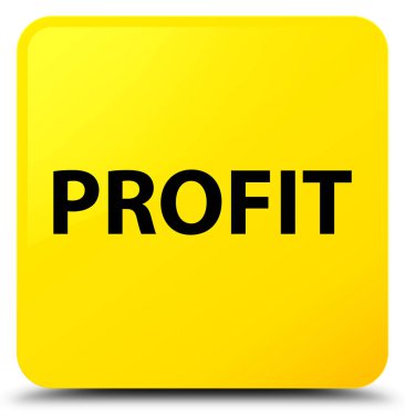 Sarı kar kare düğme