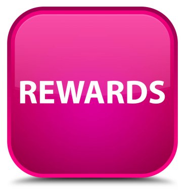 Ödüller özel pembe kare düğme