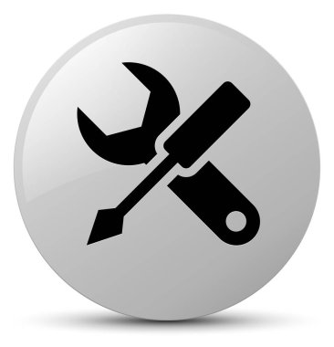 Ayarları simgesi Beyaz yuvarlak düğmesi