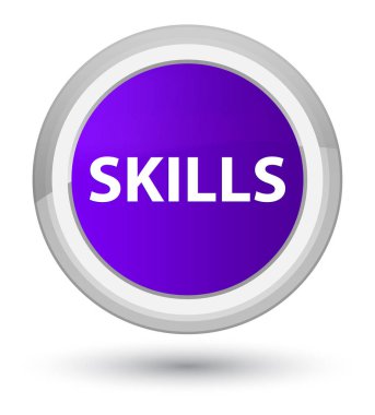 Becerileri baş mor yuvarlak düğmesi