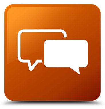 Referansları kutsal kişilerin resmi kahverengi kare düğme