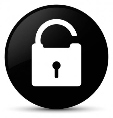 Simge düğmesini siyah kilidini