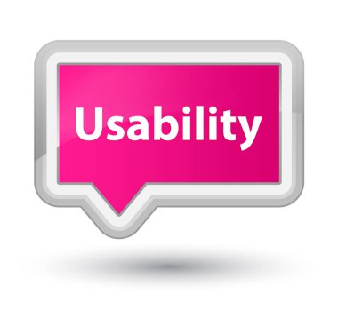 Kullanılabilirlik Başbakan pembe banner buton