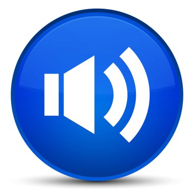 Ses simgesini özel mavi yuvarlak düğmesi