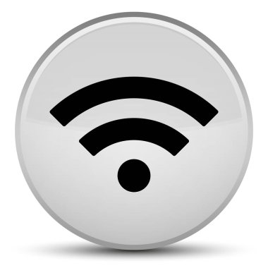 WiFi kutsal kişilerin resmi özel beyaz yuvarlak düğme