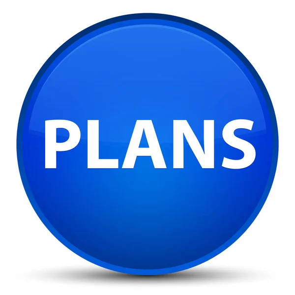 Plans bouton rond bleu spécial — Photo