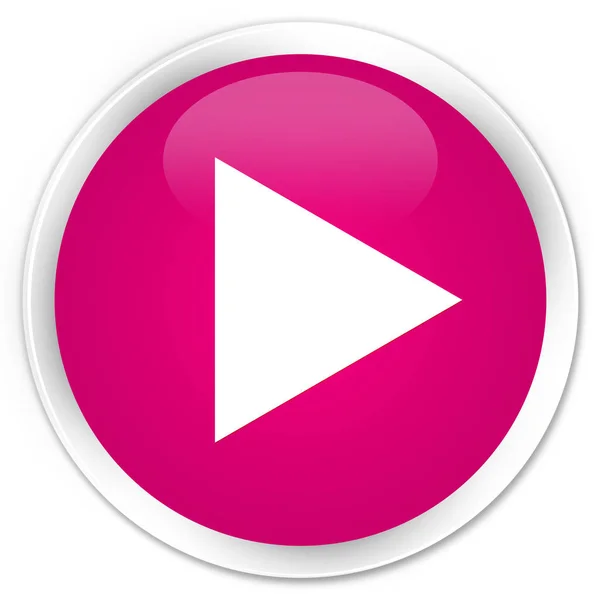 Icono de juego premium botón redondo rosa — Foto de Stock