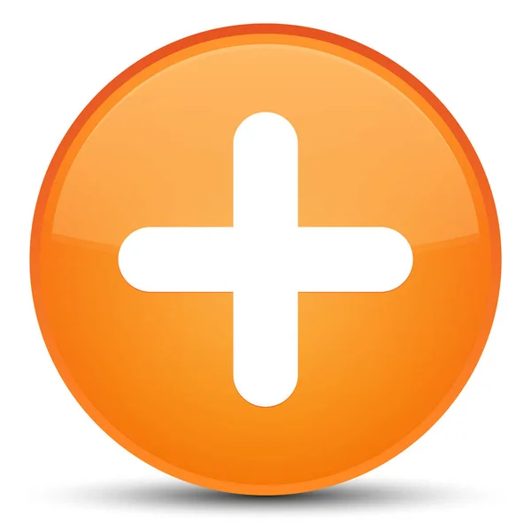 Más icono especial naranja botón redondo —  Fotos de Stock