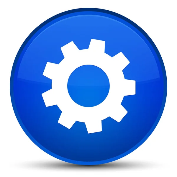 Icono de proceso botón redondo azul especial —  Fotos de Stock