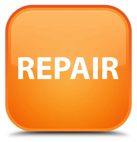 Reparatur spezielle orange quadratische Taste — Stockfoto