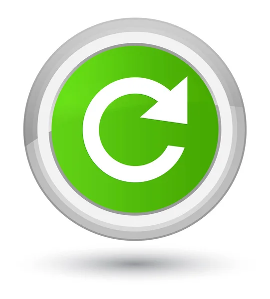 Reply rotate icon prime soft green round button — Stock Photo, Image