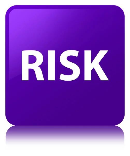 Risk mor kare düğme — Stok fotoğraf