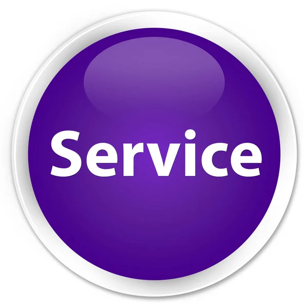 Service premium purple round button — Stock Photo, Image