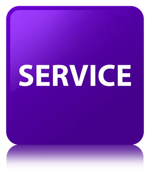 Service purple square button — Stock Photo, Image