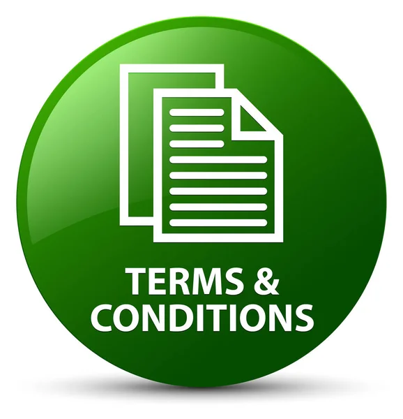 Terms and conditions (pages icon) green round button