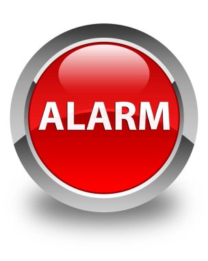 Alarm parlak düğme kırmızı