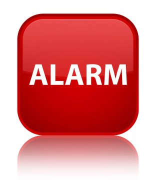 Alarm özel kırmızı kare düğmesi