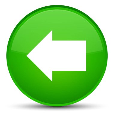 Geri ok simgesini özel yeşil yuvarlak düğmesi