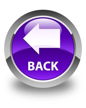 Geri parlak mor yuvarlak düğme