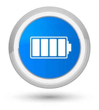 Batarya kutsal kişilerin resmi ana camgöbeği mavi yuvarlak düğme