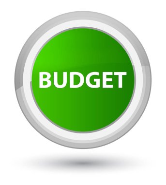 Bütçe ana yeşil yuvarlak düğmesi