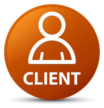 İstemci (üye simgesi) kahverengi yuvarlak düğmesi