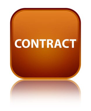 Sözleşme özel kahverengi kare düğme