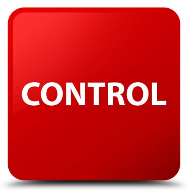 Denetim kırmızı kare düğme