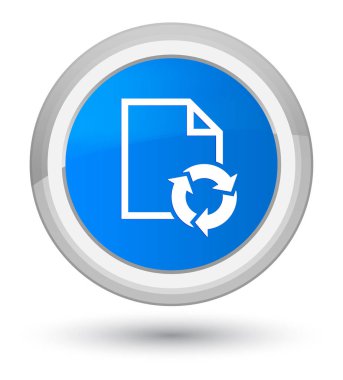 Belge işlem simgesini Ana camgöbeği mavi yuvarlak düğmesi