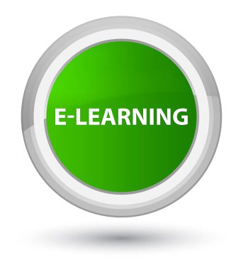 E-öğrenme Başbakan yeşil yuvarlak düğmesi