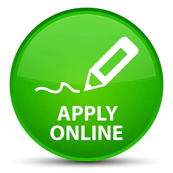 Apply online (edit pen icon) special green round button