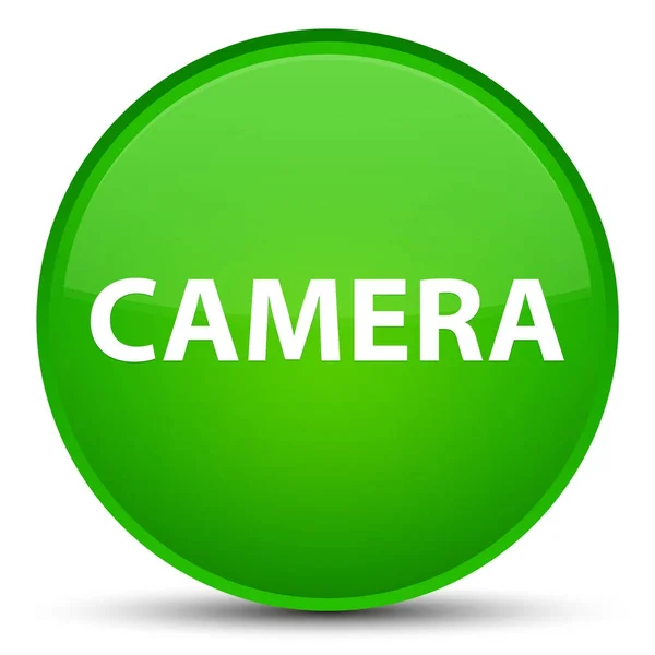 Cámara especial botón redondo verde —  Fotos de Stock