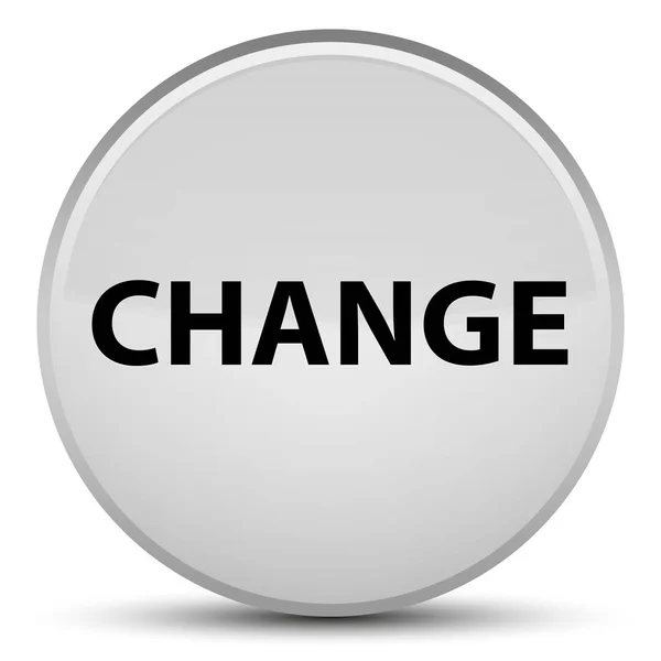 Change special white round button — Stock Photo, Image