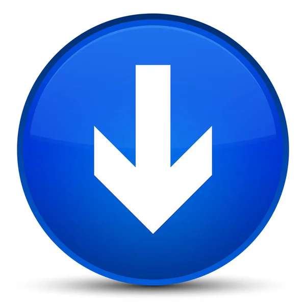 Pijl pictogram speciale blauwe ronde knop downloaden — Stockfoto