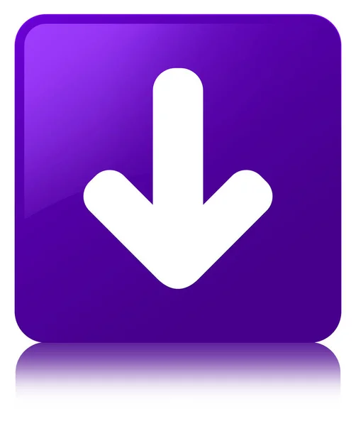 Download arrow icon purple square button — Stock Photo, Image