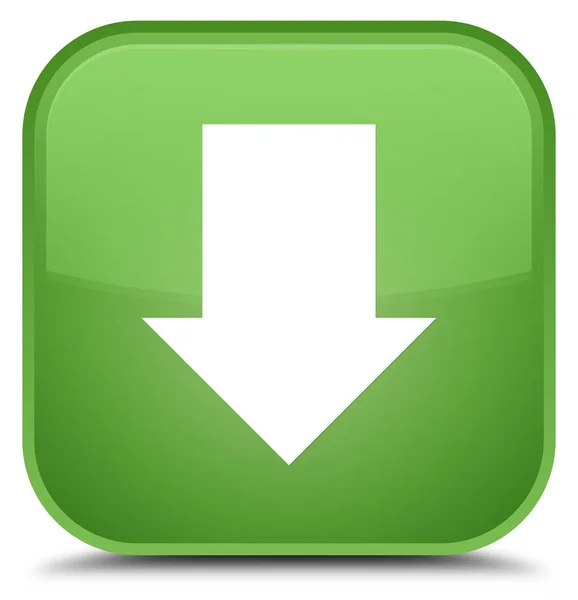 Töltse le a nyíl ikon speciális puha zöld négyzet gomb — Stock Fotó