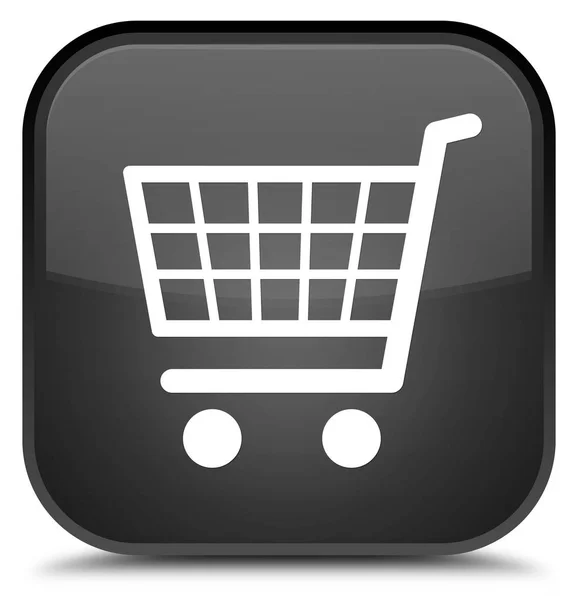 E-Commerce-Symbol spezielle schwarze quadratische Taste — Stockfoto