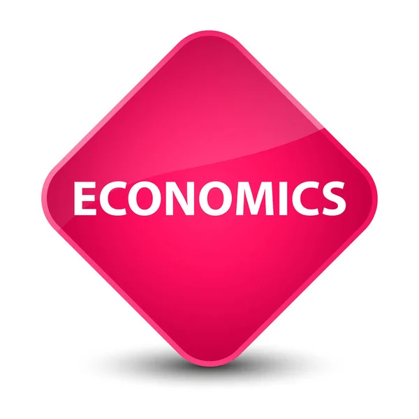 経済学のエレガントなピンク ダイヤモンドのボタン — ストック写真