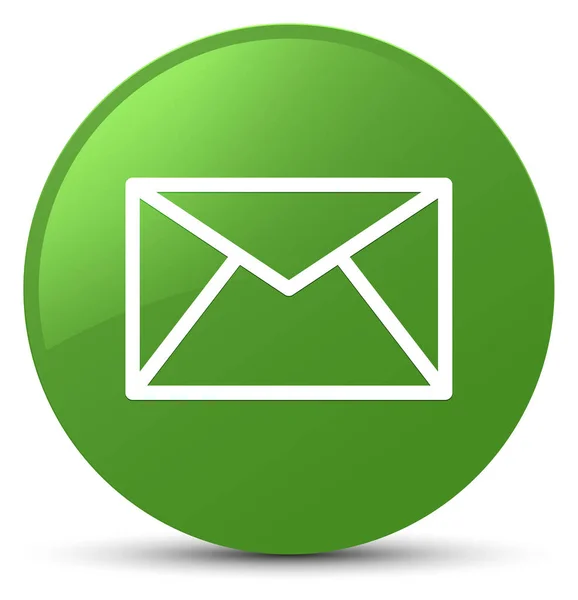 Email icon soft green round button