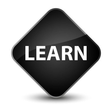 Zarif siyah elmas düğmesini öğrenin