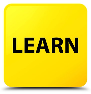 Sarı kare düğme öğrenin