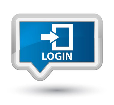 Oturum açma ana mavi bayrak düğmesini