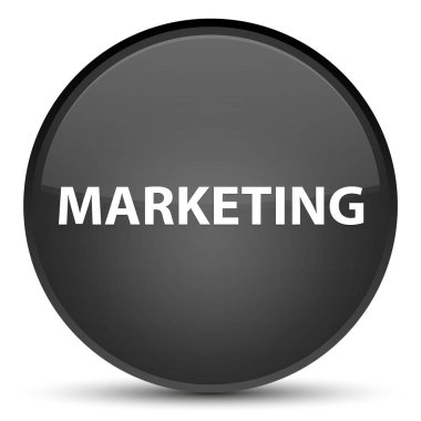 Pazarlama özel siyah yuvarlak düğmesi