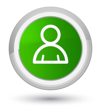 Üye kutsal kişilerin resmi ana yeşil yuvarlak düğme